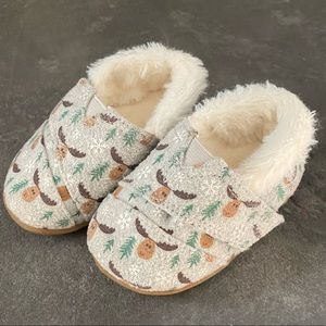 Tiny Toms Moose Slippers Sz. 4